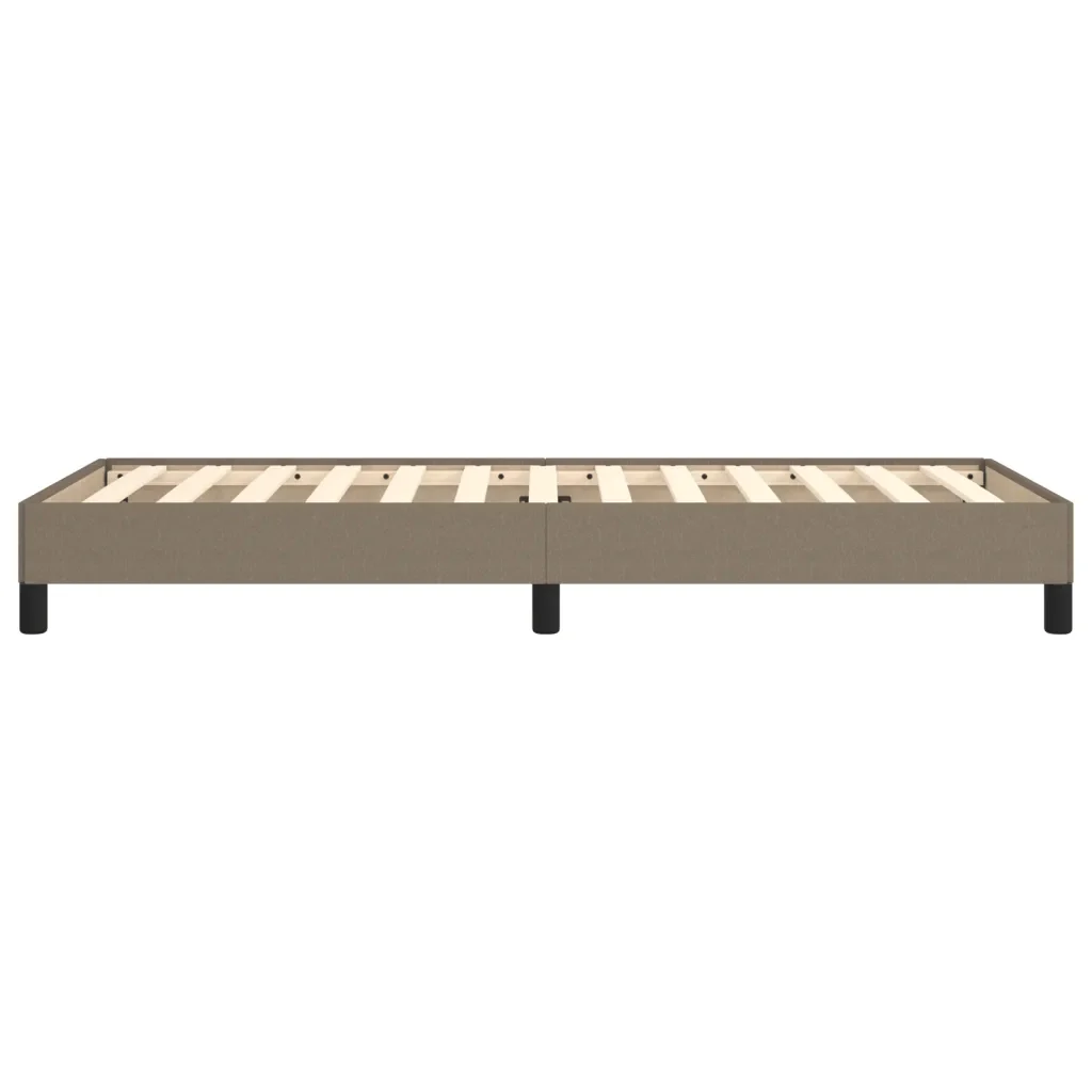 Letto singolo | Letto per adulti | Giroletto senza Materasso Tortora 100x200 cm in Tessuto - Image 6