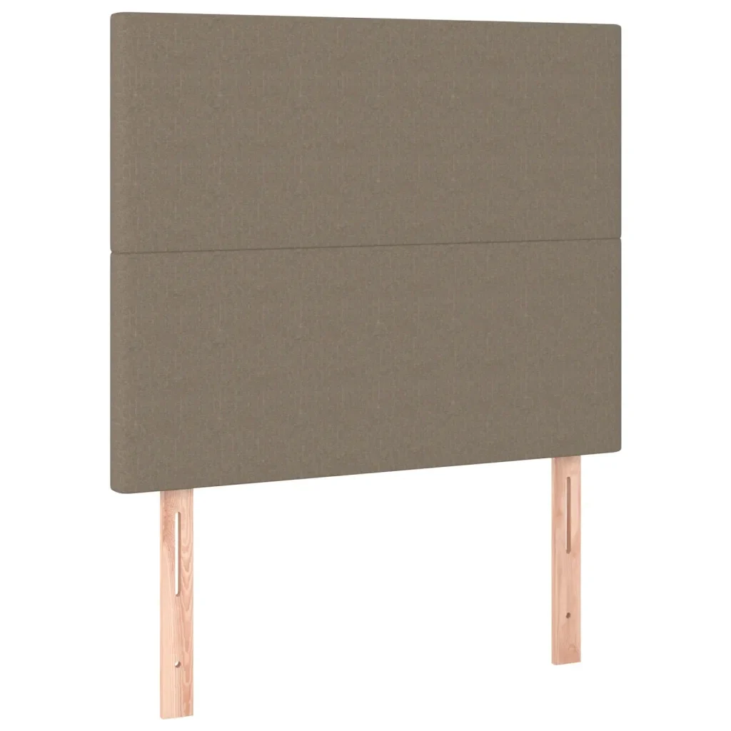 Letto singolo | Letto per adulti | Giroletto senza Materasso Tortora 80x200 cm Tessuto - Image 9