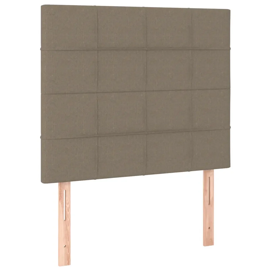 Letto singolo | Letto per adulti | Giroletto senza Materasso Tortora 80x200 cm Tessuto - Image 9