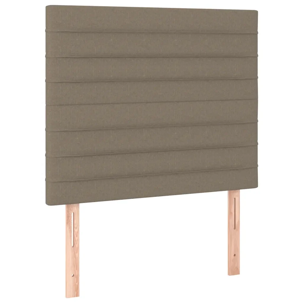Letto singolo | Letto per adulti | Giroletto senza Materasso Tortora 90x190 cm Tessuto - Image 9
