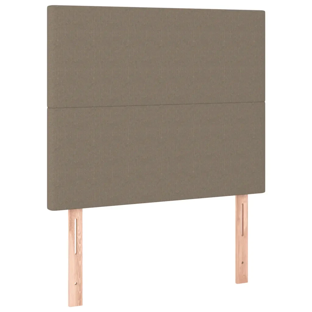 Letto singolo | Letto per adulti | Giroletto senza Materasso Tortora 90x200 cm Tessuto - Image 9