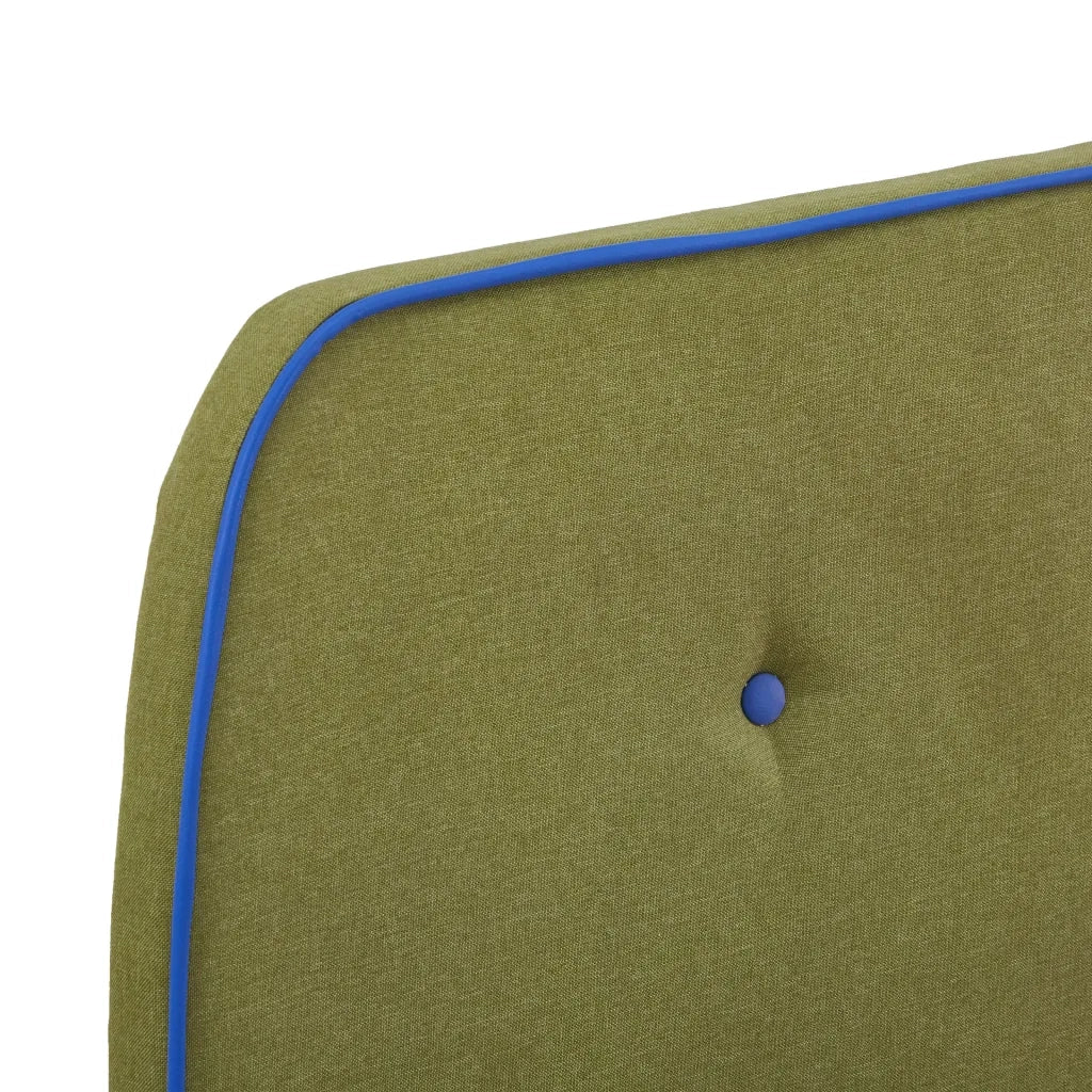 Letto singolo | Letto per adulti | Giroletto senza Materasso Verde in Tessuto 90x200 cm - Image 5