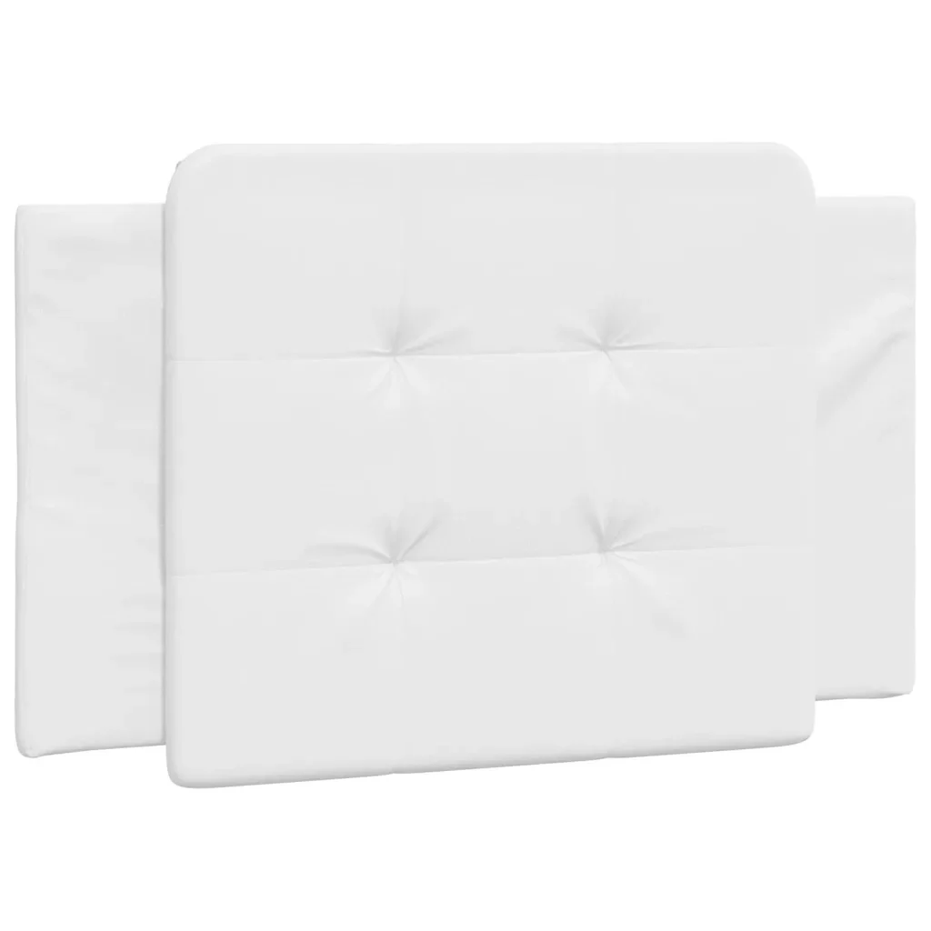 Letto singolo | Letto per adulti | Giroletto senza Materasso Zadar Bianco 100x200 cm in Similpelle - Image 8
