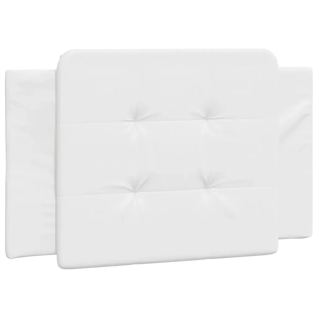 Letto singolo | Letto per adulti | Giroletto senza Materasso Zadar Bianco 90x190 cm in Similpelle - Image 8