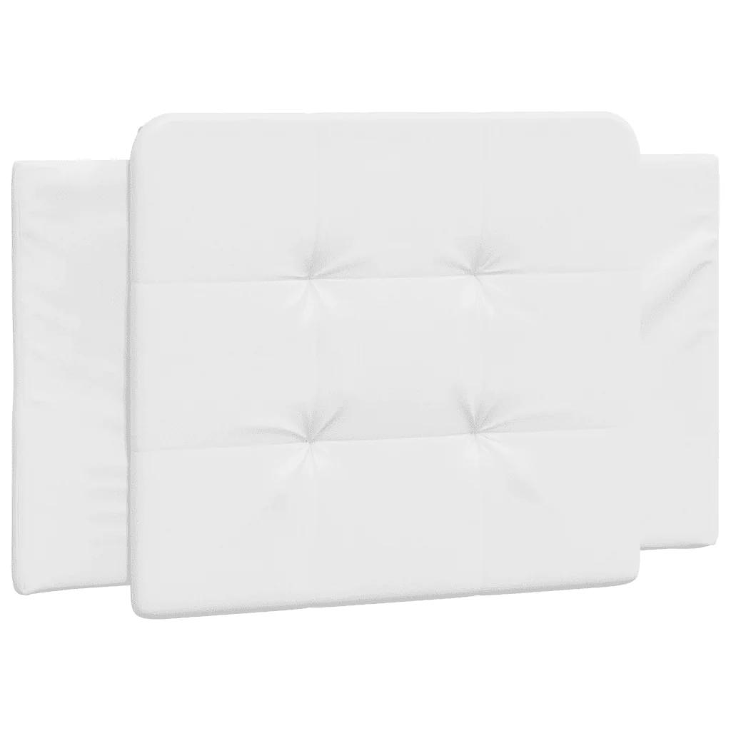 Letto singolo | Letto per adulti | Giroletto senza Materasso Zadar Bianco 90x190 cm in Similpelle - Image 5