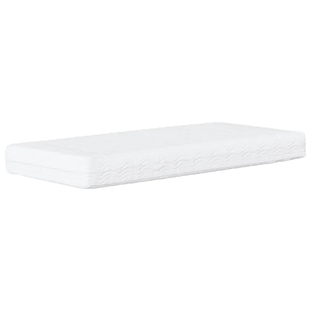 Letto singolo | Letto per adulti | Giroletto senza Materasso Zadar Bianco e Nero 100x200 cm in Similpelle - Image 6