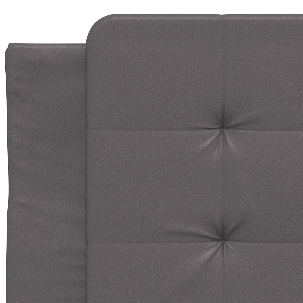 Letto singolo | Letto per adulti | Giroletto senza Materasso Zadar Crema 90x190 cm in Similpelle - Image 10