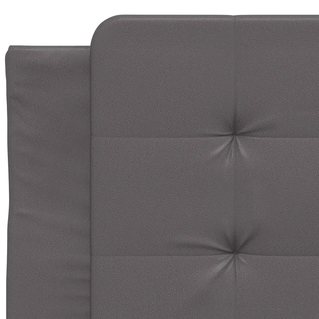 Letto singolo | Letto per adulti | Giroletto senza Materasso Zadar Grgio 80x200 cm in Similpelle - Image 7