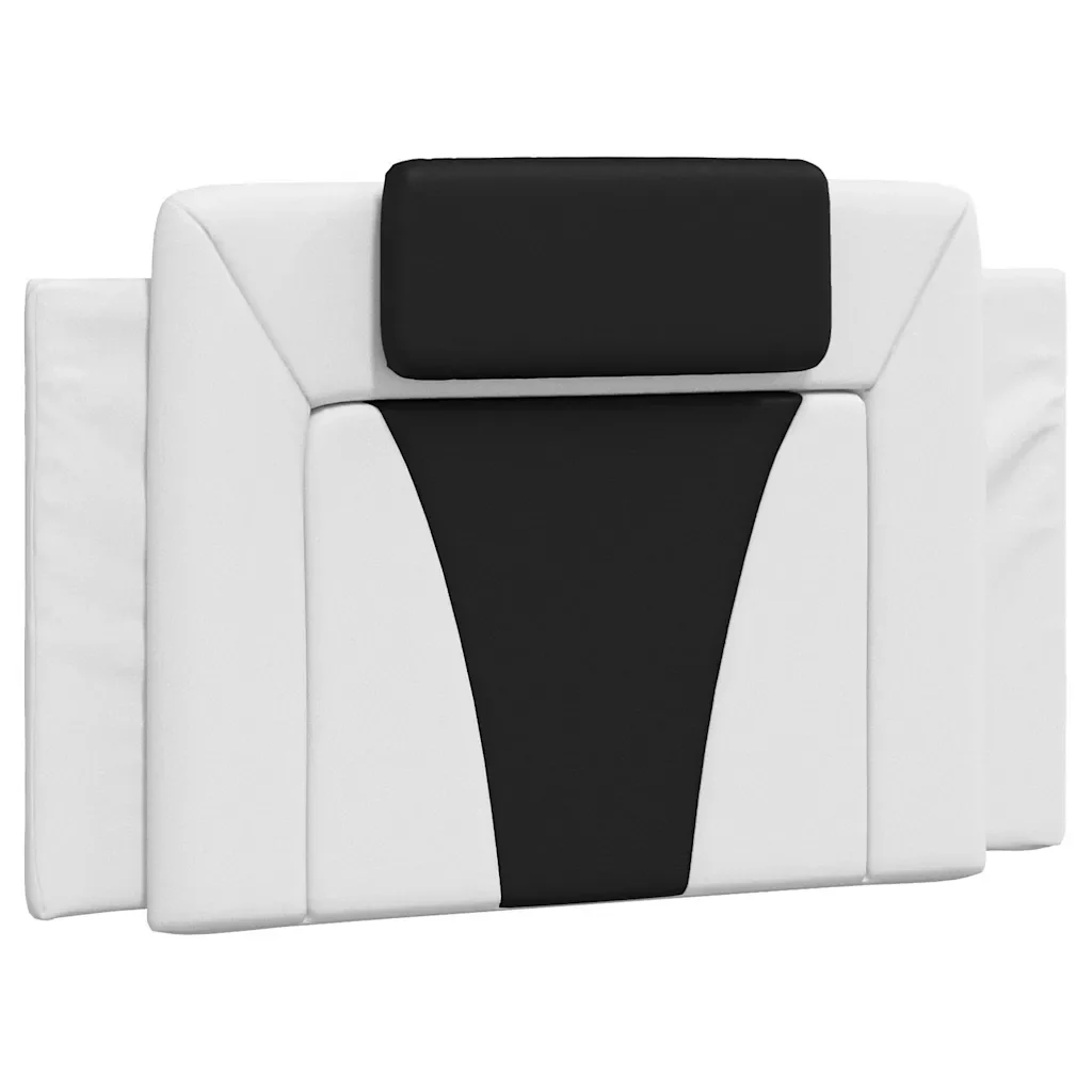 Letto singolo | Letto per adulti | Giroletto Viana senza Materasso Bianco e Nero 90x200 cm in Similpelle - Image 8