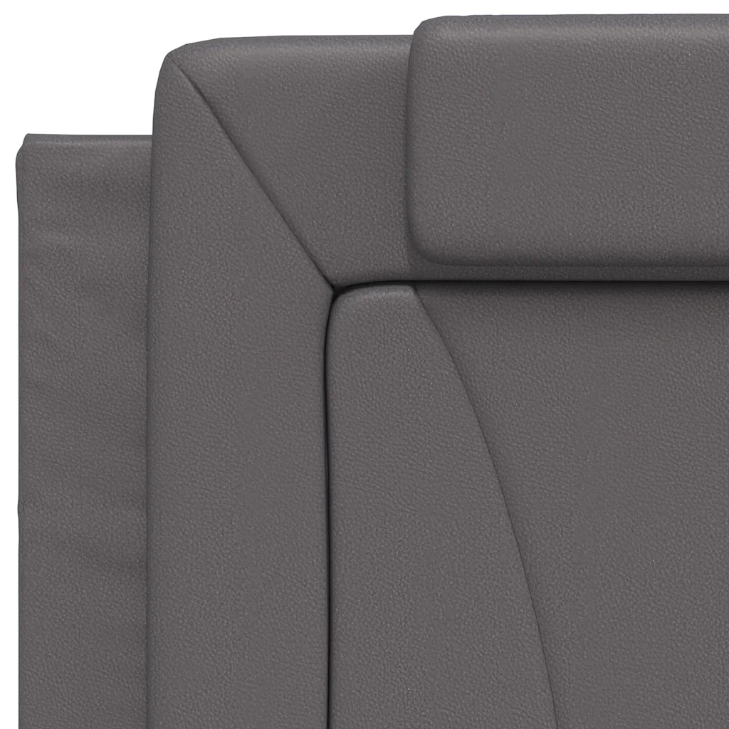 Letto singolo | Letto per adulti | Giroletto Viana senza Materasso Crema 80x200 cm in Similpelle - Image 9