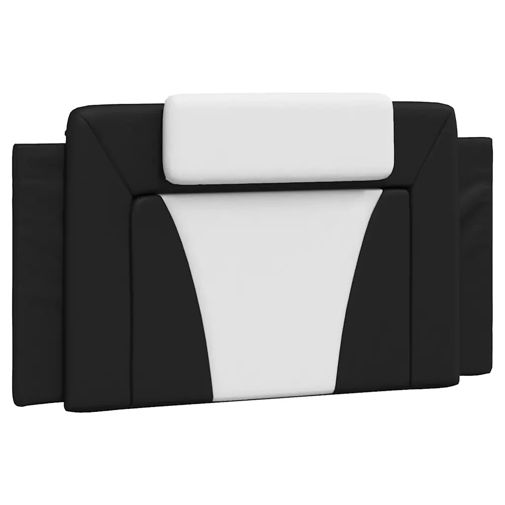 Letto singolo | Letto per adulti | Giroletto Viana senza Materasso Nero e Bianco 100x200 cm in Similpelle - Image 8