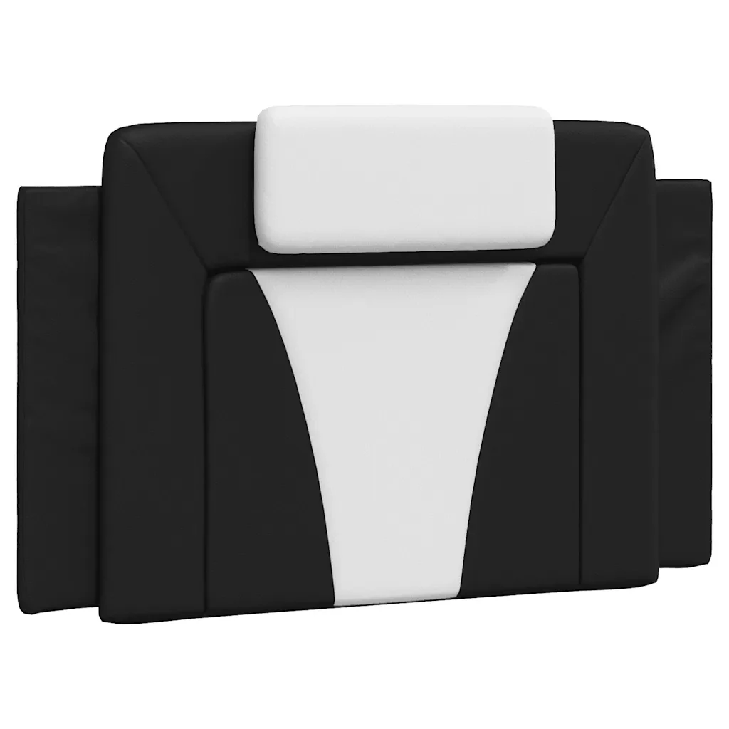 Letto singolo | Letto per adulti | Giroletto Viana senza Materasso Nero e Bianco 80x200 cm in Similpelle - Image 8