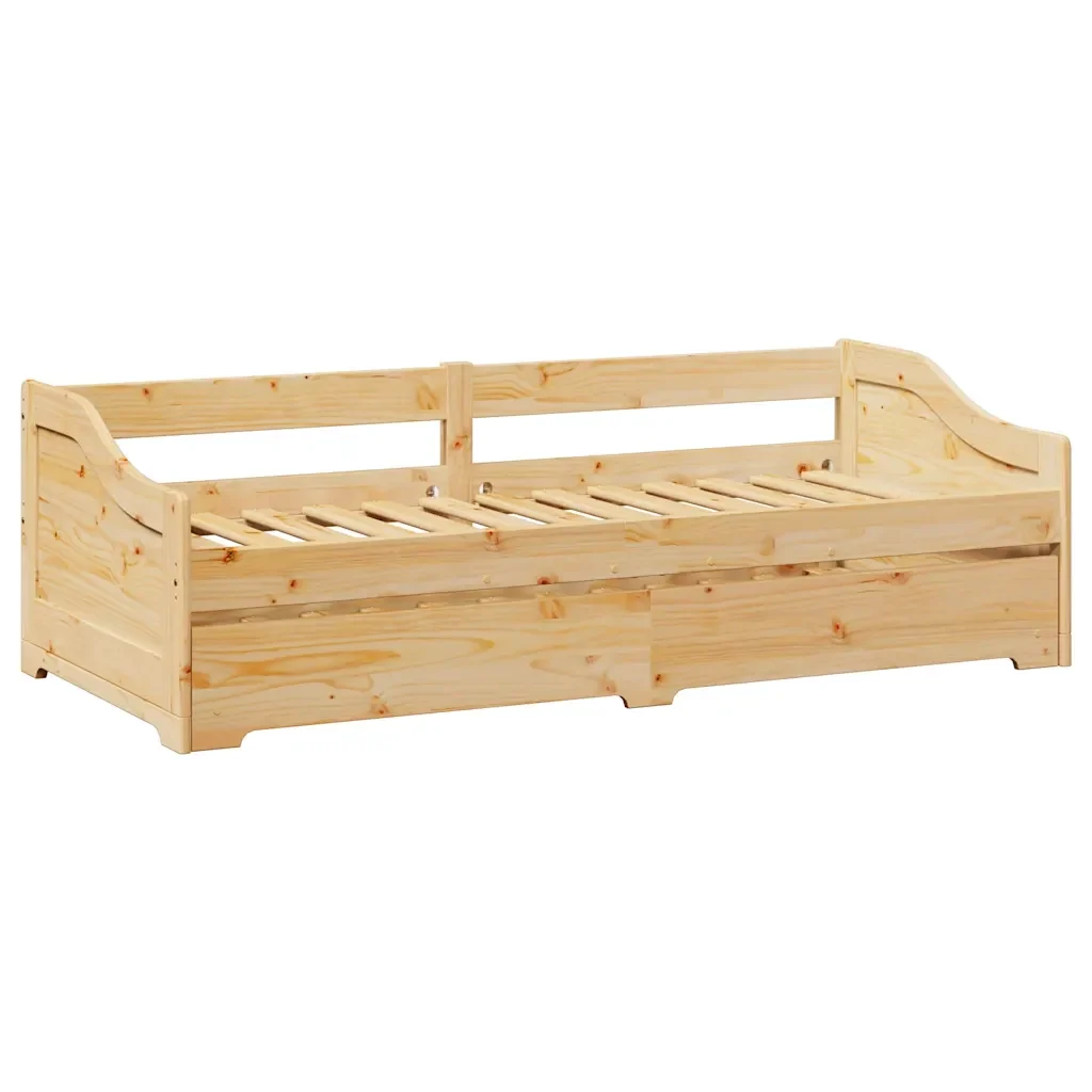 Letto singolo | Letto per adulti | Lettino con Rotelle senza Materasso IRUN 90x200 cm - Image 5