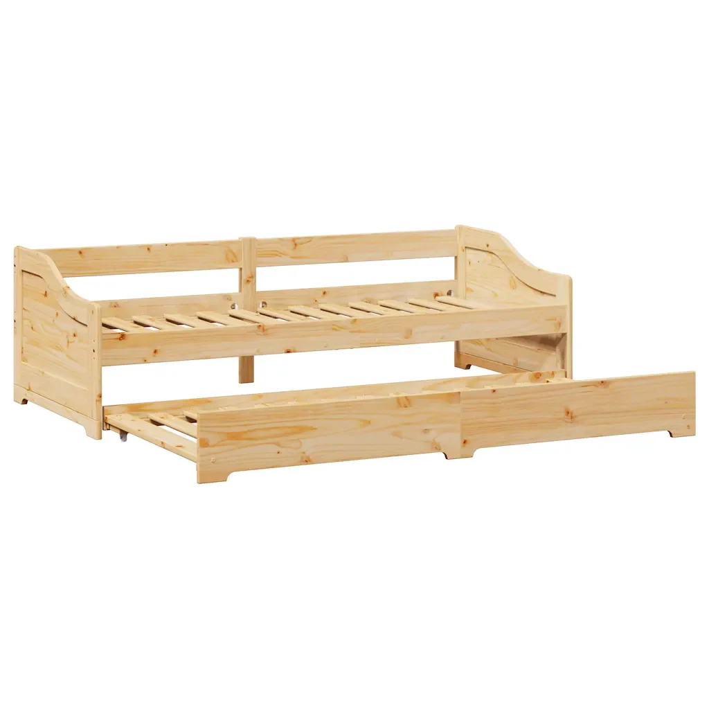 Letto singolo | Letto per adulti | Lettino con Rotelle senza Materasso IRUN 90x200 cm - Image 6