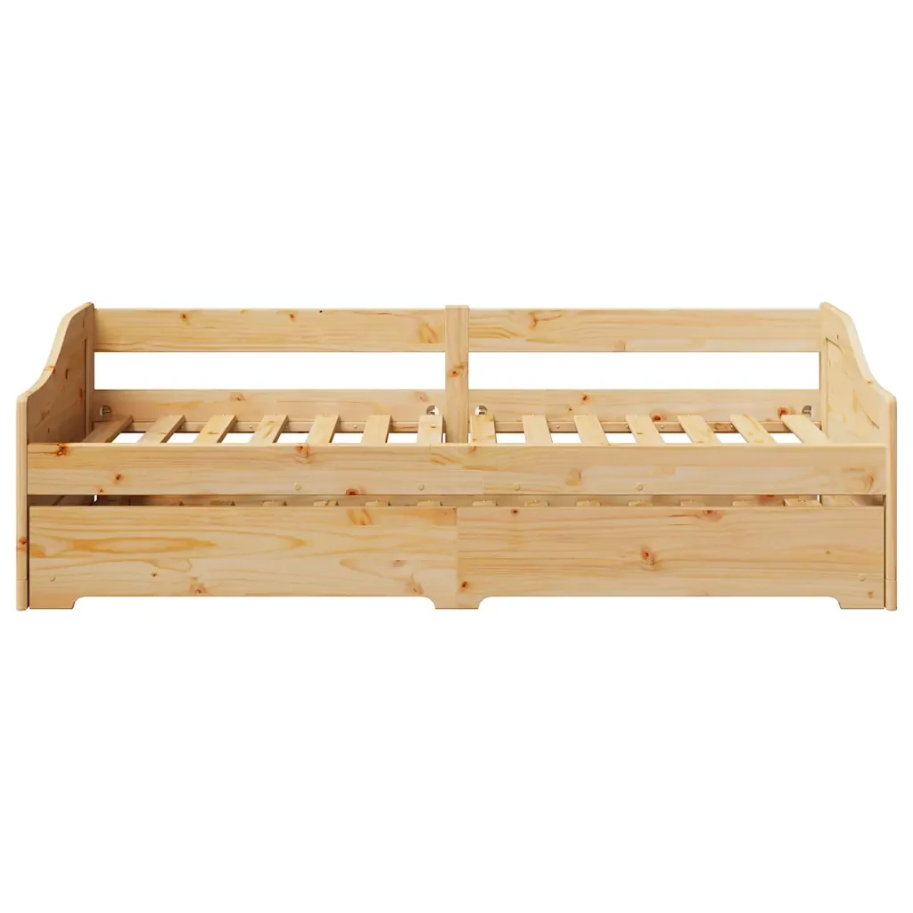 Letto singolo | Letto per adulti | Lettino con Rotelle senza Materasso IRUN 90x200 cm - Image 7