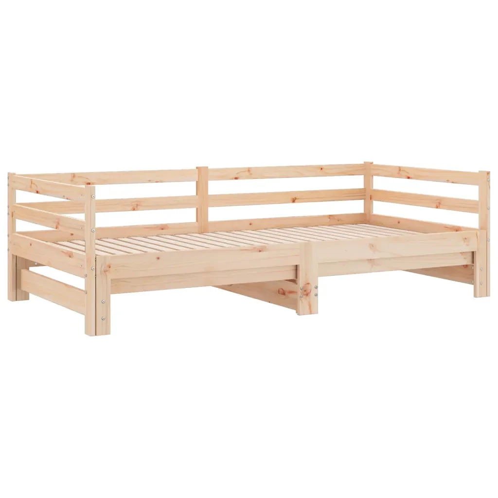 Letto singolo | Letto per adulti | Lettino Estraibile senza Materasso 80x200 cm - Image 3