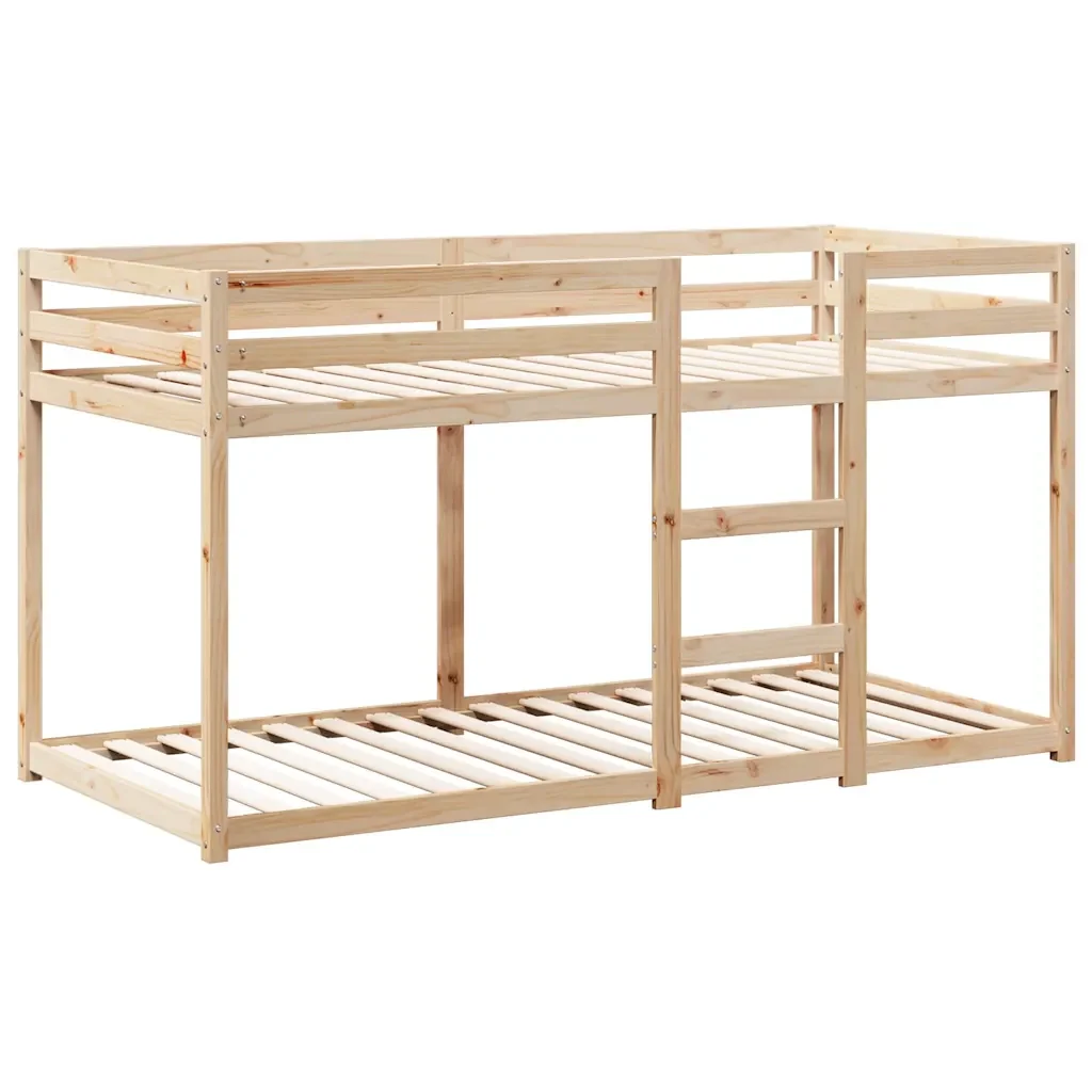 Letto singolo | Letto per adulti | Letto a Castello con Tetto 75x190 cm in Legno Massello di Pino - Image 7