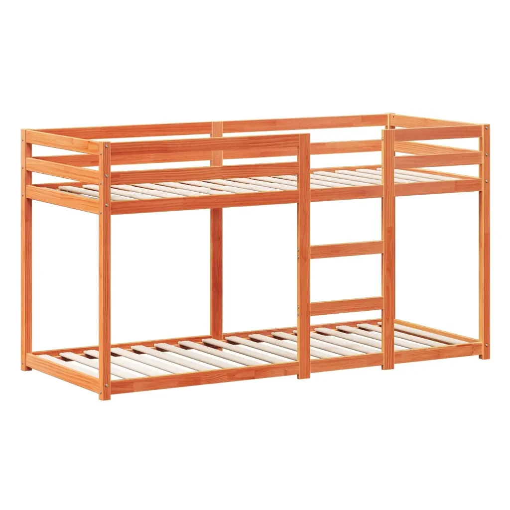 Letto singolo | Letto per adulti | Letto a Castello con Tetto Cera 80x200 cm Legno Massello Pino - Image 7