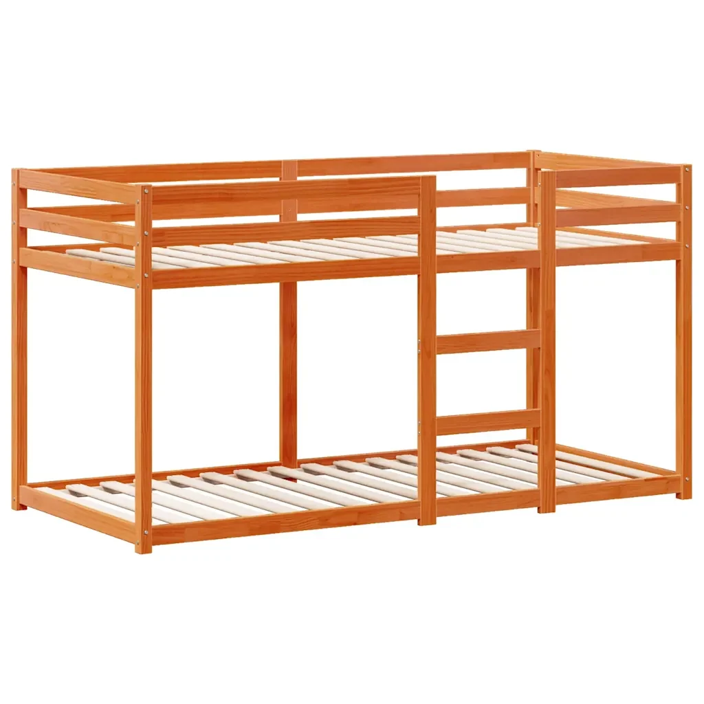 Letto singolo | Letto per adulti | Letto a Castello con Tetto Cera 80x200 cm Legno Massello Pino - Image 5
