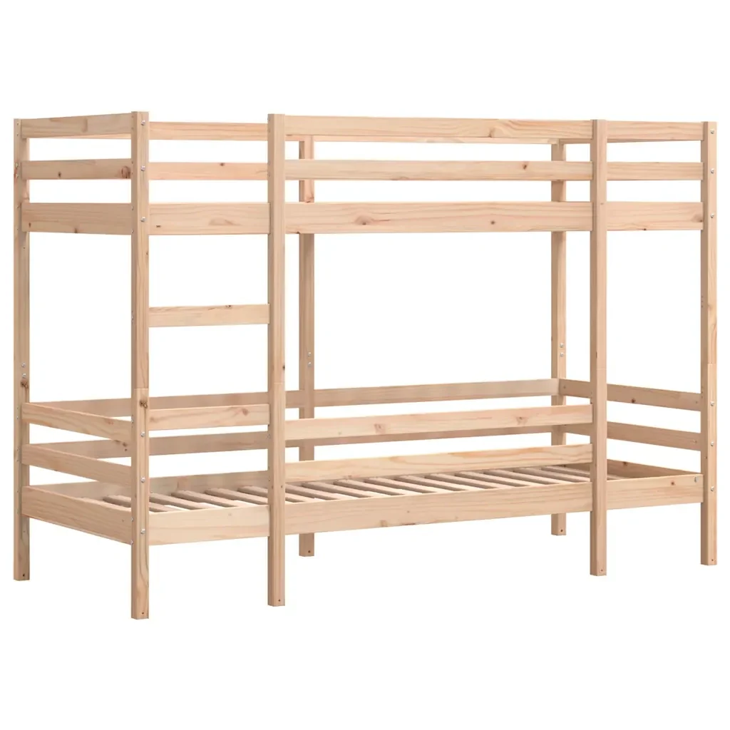 Letto singolo | Letto per adulti | Letto a Castello senza Materasso 90x190 cm Legno di Pino - Image 4