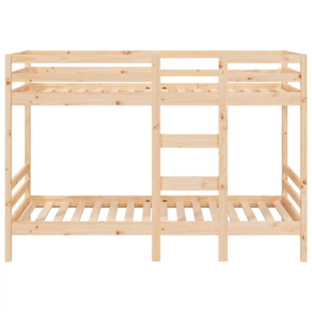 Letto singolo | Letto per adulti | Letto a Castello senza Materasso 90x190 cm Legno di Pino - Image 5