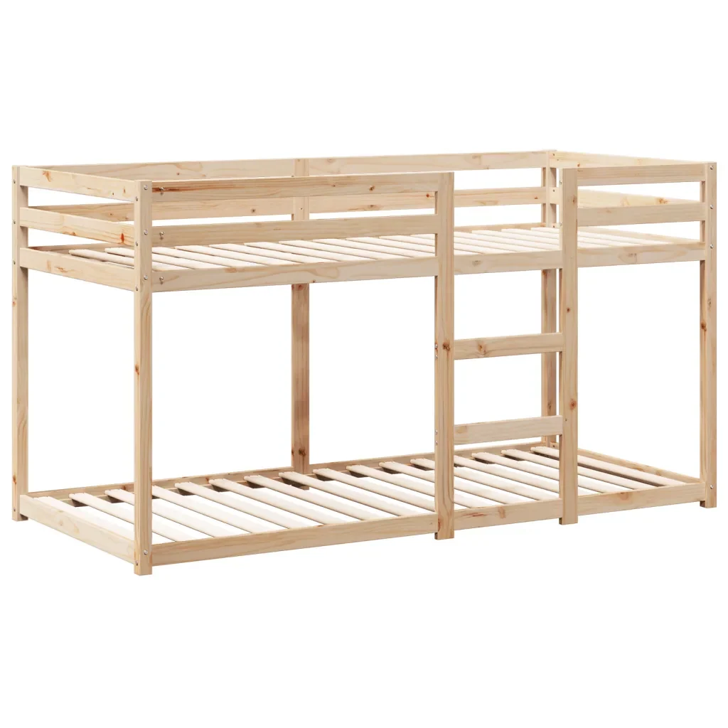 Letto singolo | Letto per adulti | Letto a Castello senza Materasso 90x190 cm Legno di Pino - Image 7
