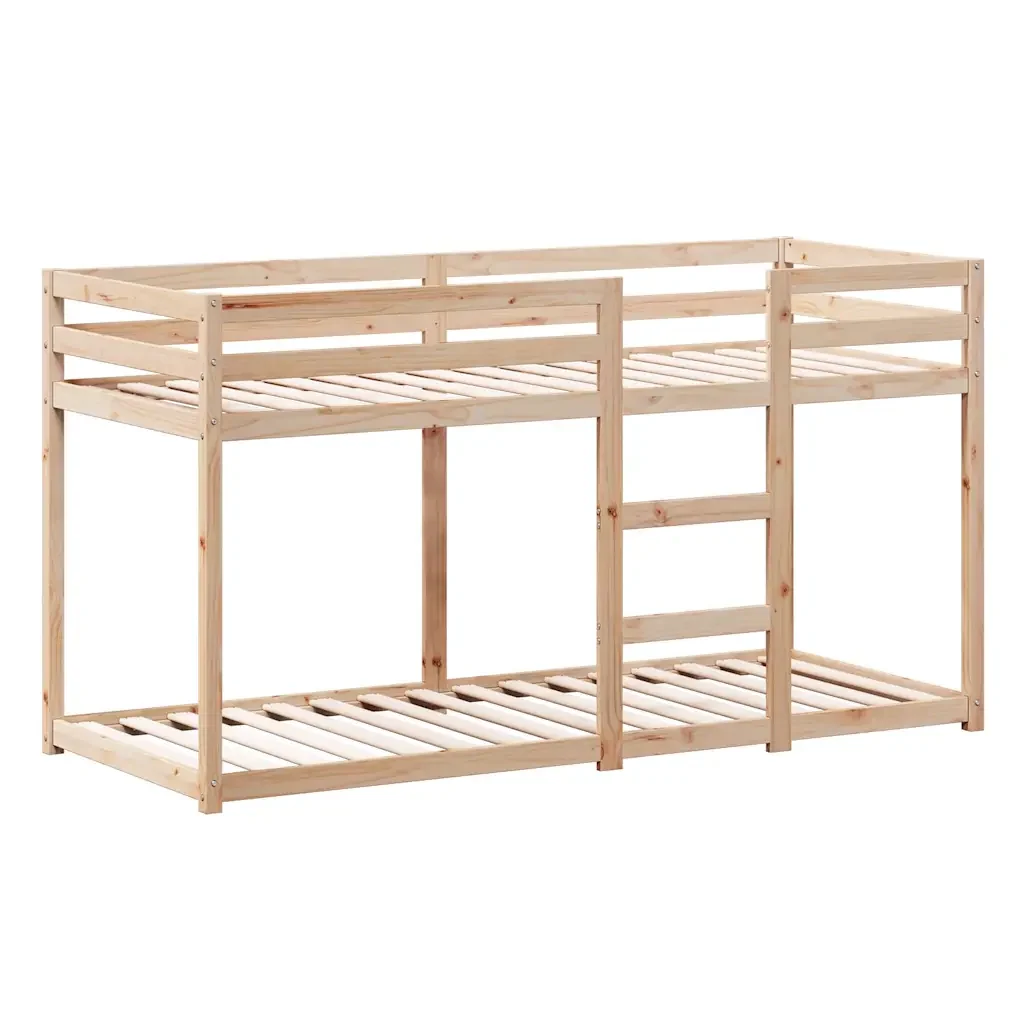 Letto singolo | Letto per adulti | Letto a Castello senza Materasso 90x190 cm Legno di Pino - Image 5