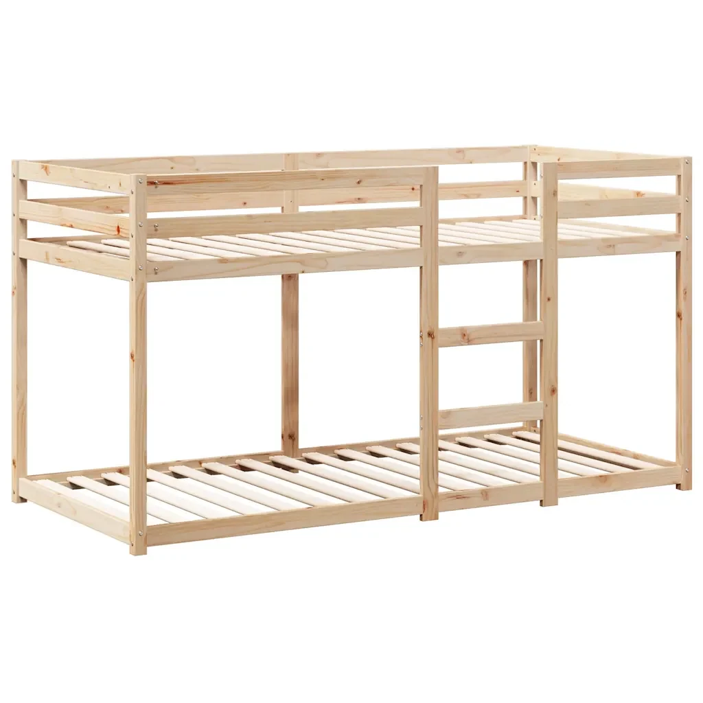Letto singolo | Letto per adulti | Letto a Castello senza Materasso 90x200cm Massello Pino - Image 7
