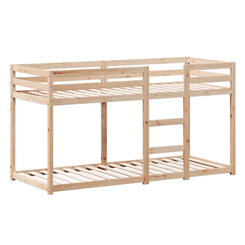 Letto singolo | Letto per adulti | Letto a Castello senza Materasso 90x200cm Massello Pino - Image 7