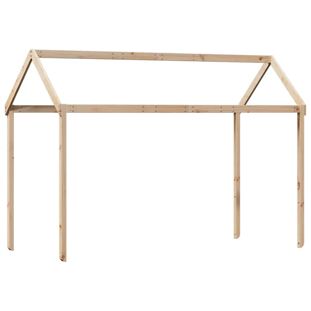 Letto singolo | Letto per adulti | Letto a Castello senza Materasso 90x200cm Massello Pino - Image 6