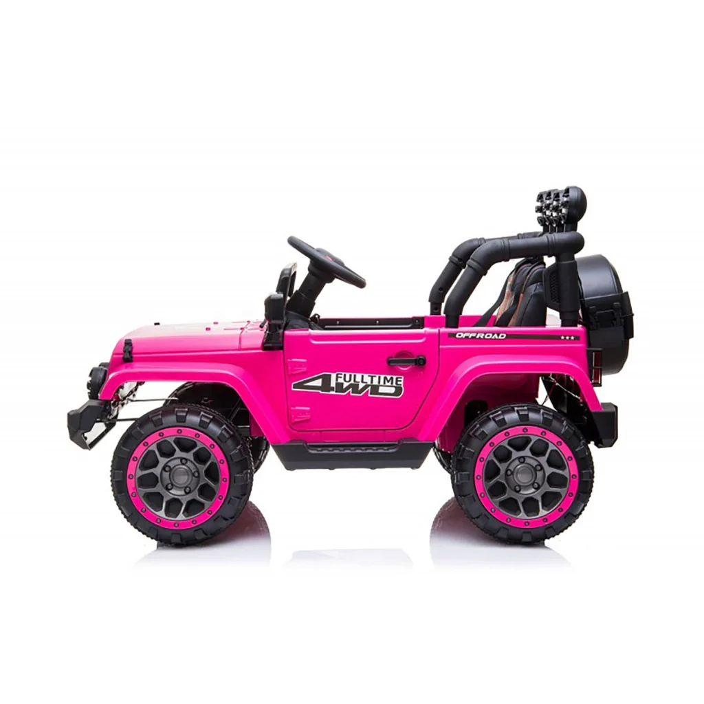 Macchina Elettrica per Bambini Fuoristrada Adventure 12V con Telecomando Fucsia - Image 4
