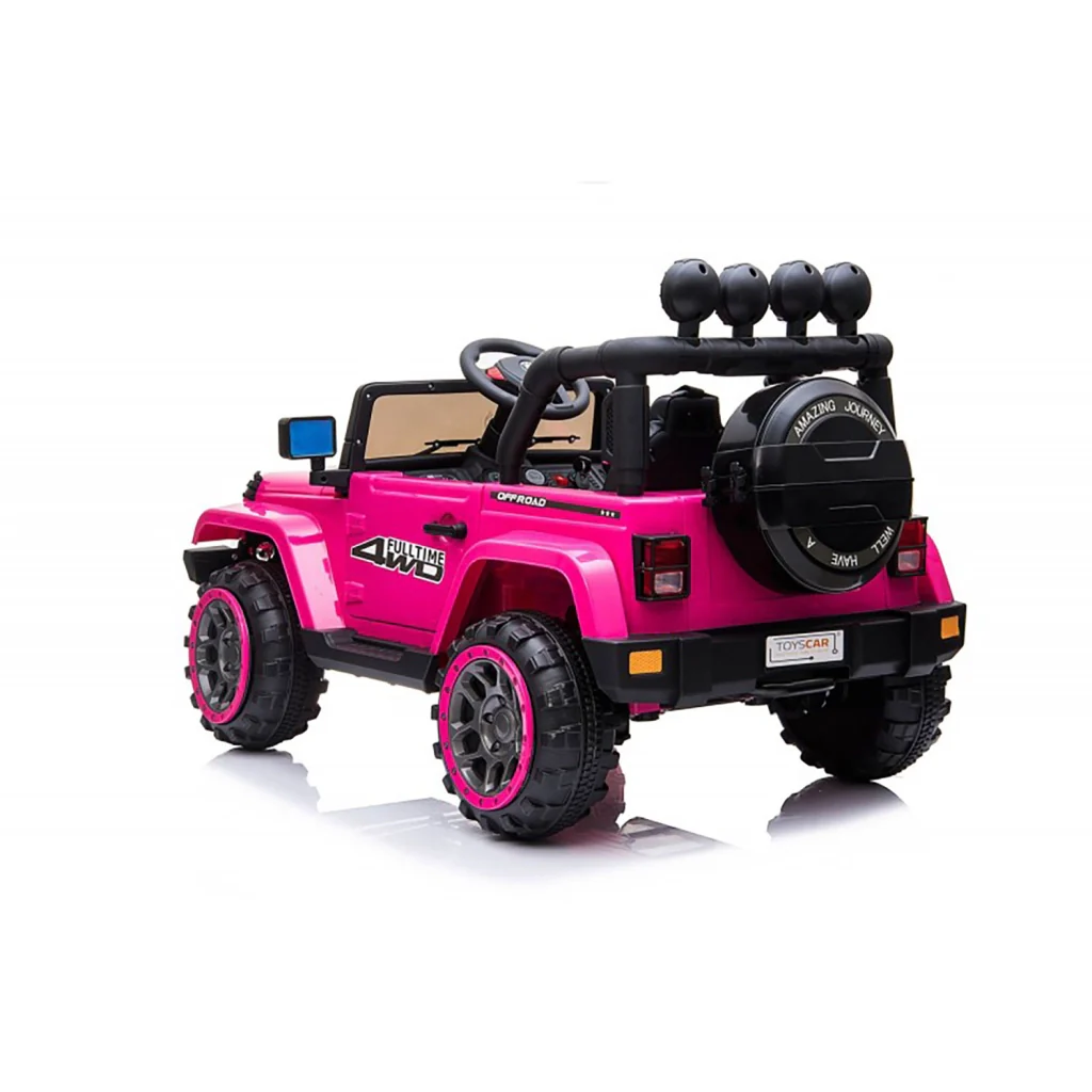 Macchina Elettrica per Bambini Fuoristrada Adventure 12V con Telecomando Fucsia - Image 8