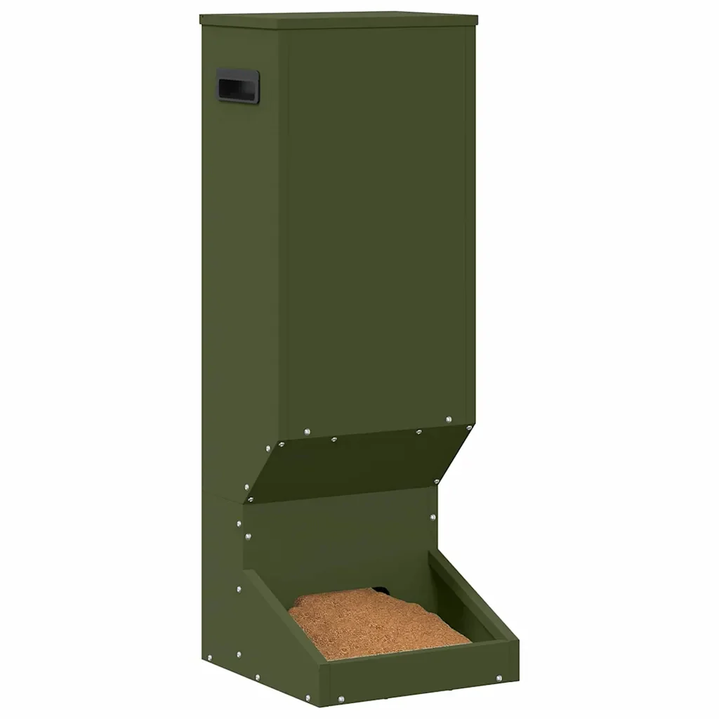 Mangiatore per cervi Verde oliva 28 x 30 x 80 cm 874610 - Image 3