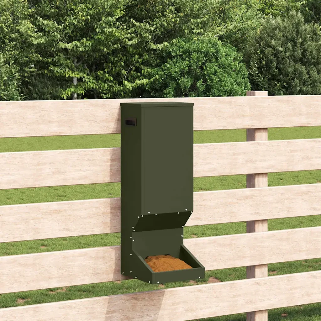 Mangiatore per cervi Verde oliva 28 x 30 x 80 cm 874610 - Image 4