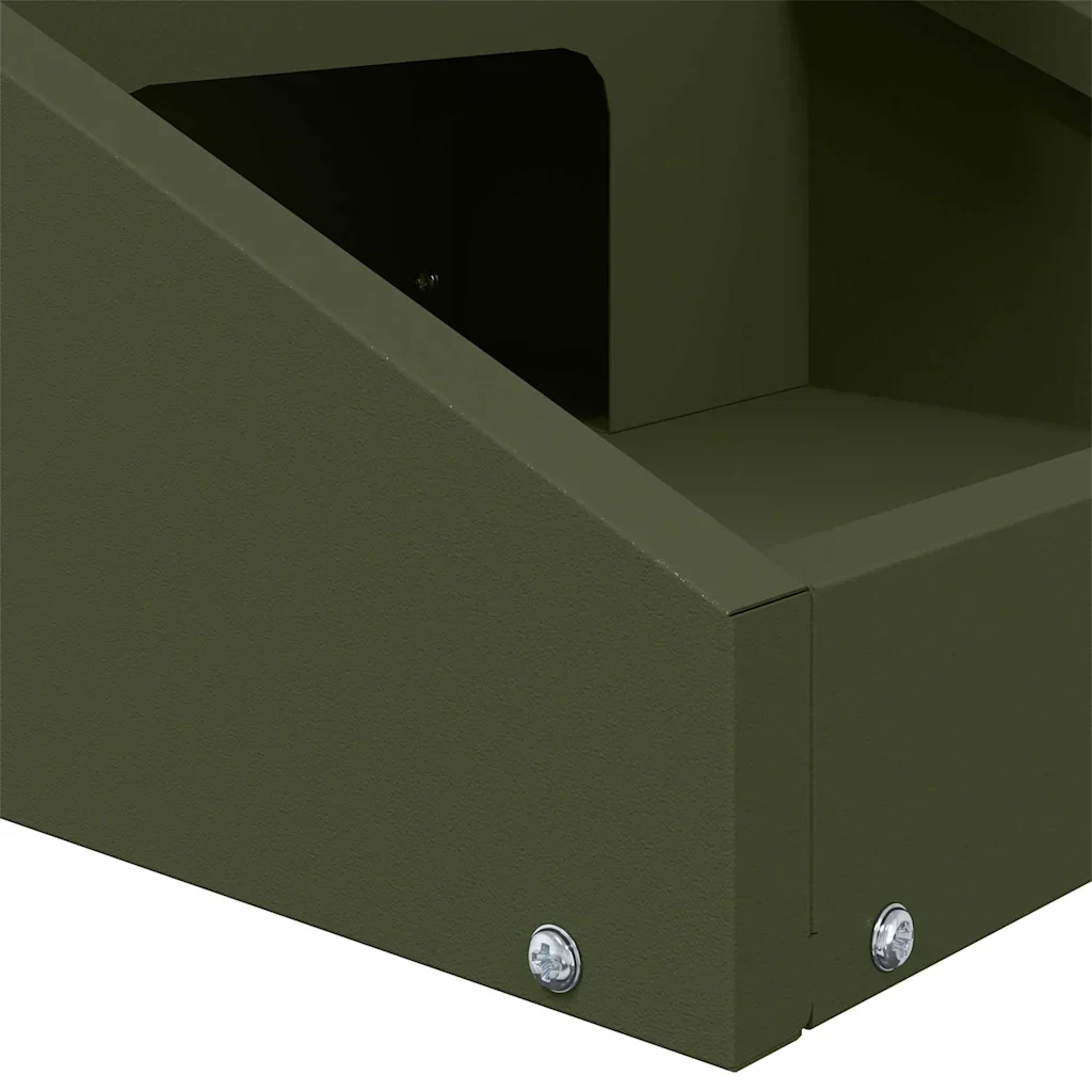 Mangiatore per cervi Verde oliva 28 x 30 x 80 cm 874610 - Image 9