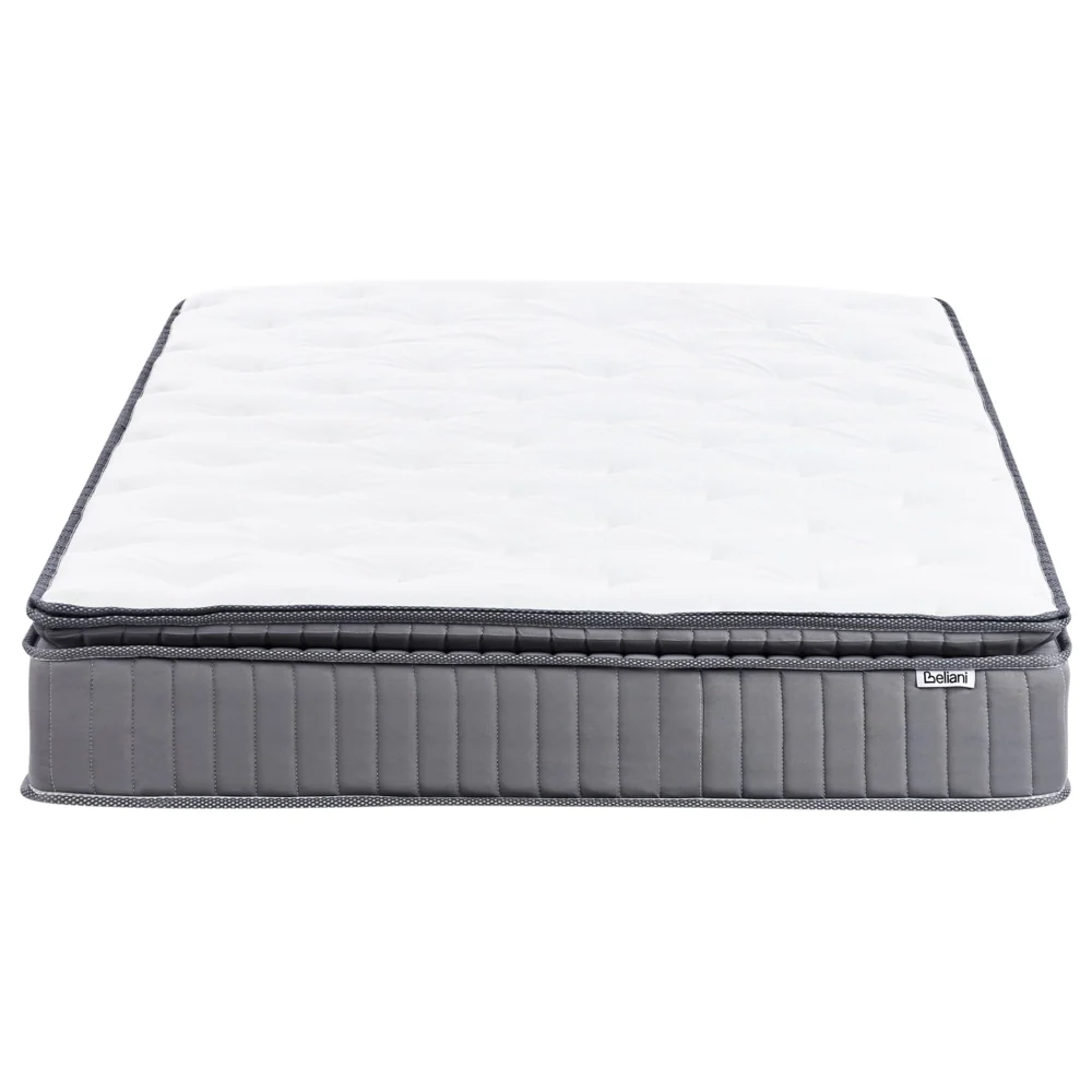 Materasso a molle insacchettate EU misura matrimoniale 140 x 200 cm con imbottitura in memory foam rinfrescante rivestimento rimovibile 3 piedi dura rigidità design moderno trapuntato - Image 5