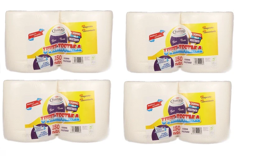 MAURY'S 4 SET DI CONFEZIONI DI BOBINE MULTIUSO UTILISSIMA 2 ROTOLI 150 METRI