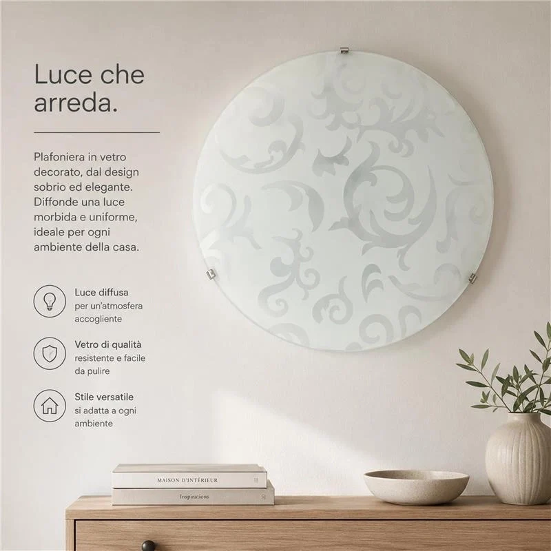 MELISSA LAMPADA PLAFONIERA DA SOFFITTO E27 2 LUCI 40CM - Image 4