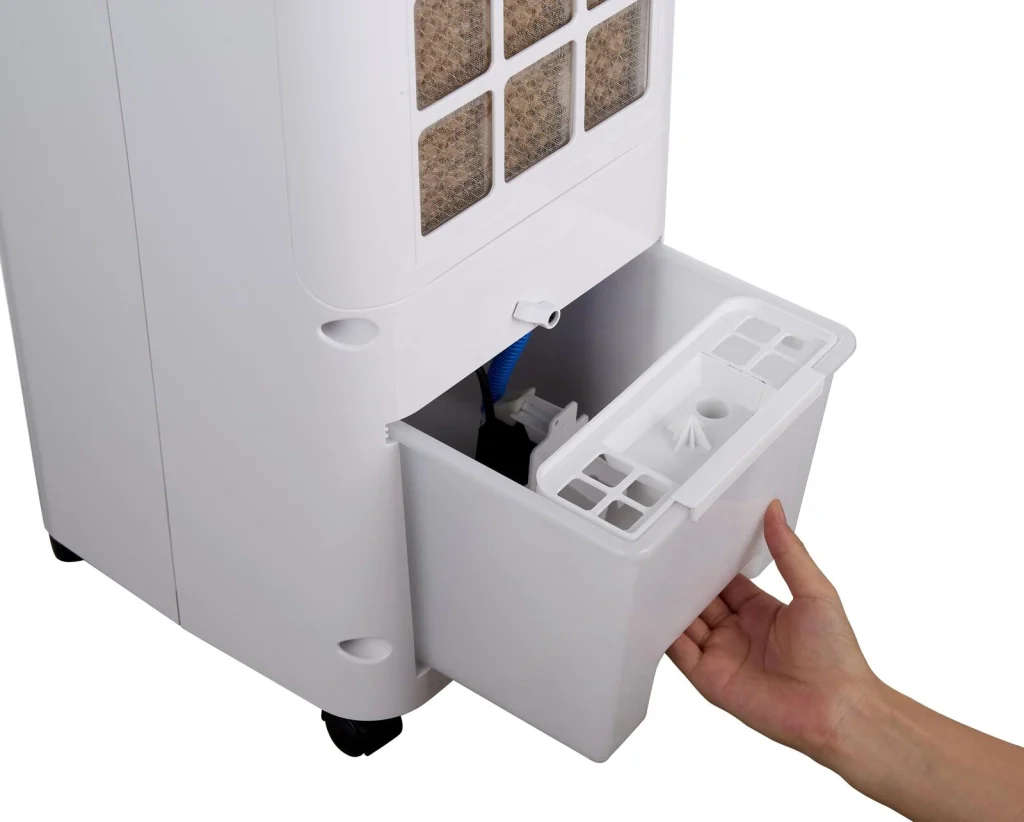 Midea AC100-18B Serie 3000 Raffrescatore evaporativo portatile per ambienti fino a 20 m² 3 velocita' oscillazione automatica e funzione Sleep 56-62 dB Bianco - Image 3