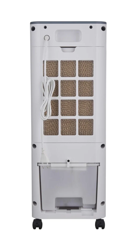 Midea AC100-18B Serie 3000 Raffrescatore evaporativo portatile per ambienti fino a 20 m² 3 velocita' oscillazione automatica e funzione Sleep 56-62 dB Bianco - Image 8