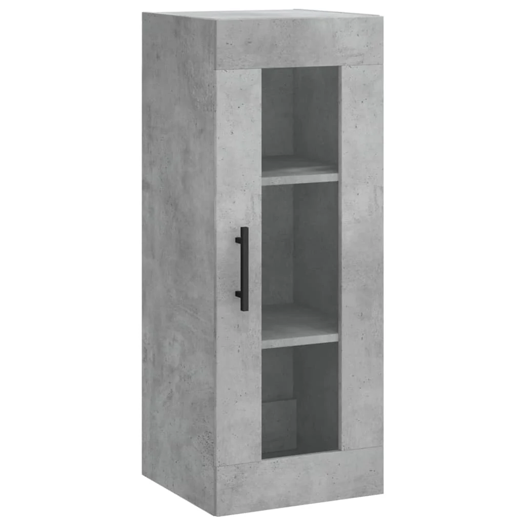Mobile a Parete Grigio Cemento 34,5x34x90 cmcod mxl 127982 - Image 2