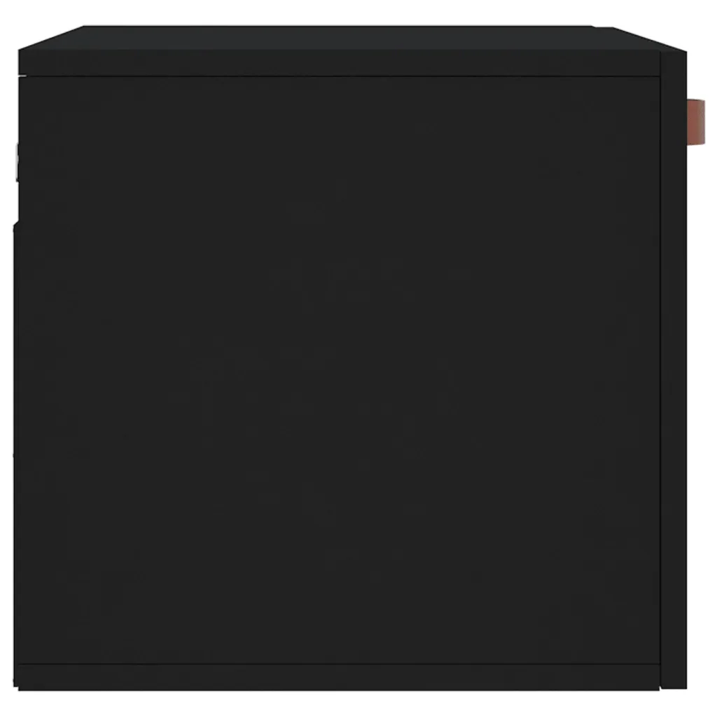 Mobile a Parete Nero 60x36,5x35 cm in Legno Multistrato 829997 - Image 6