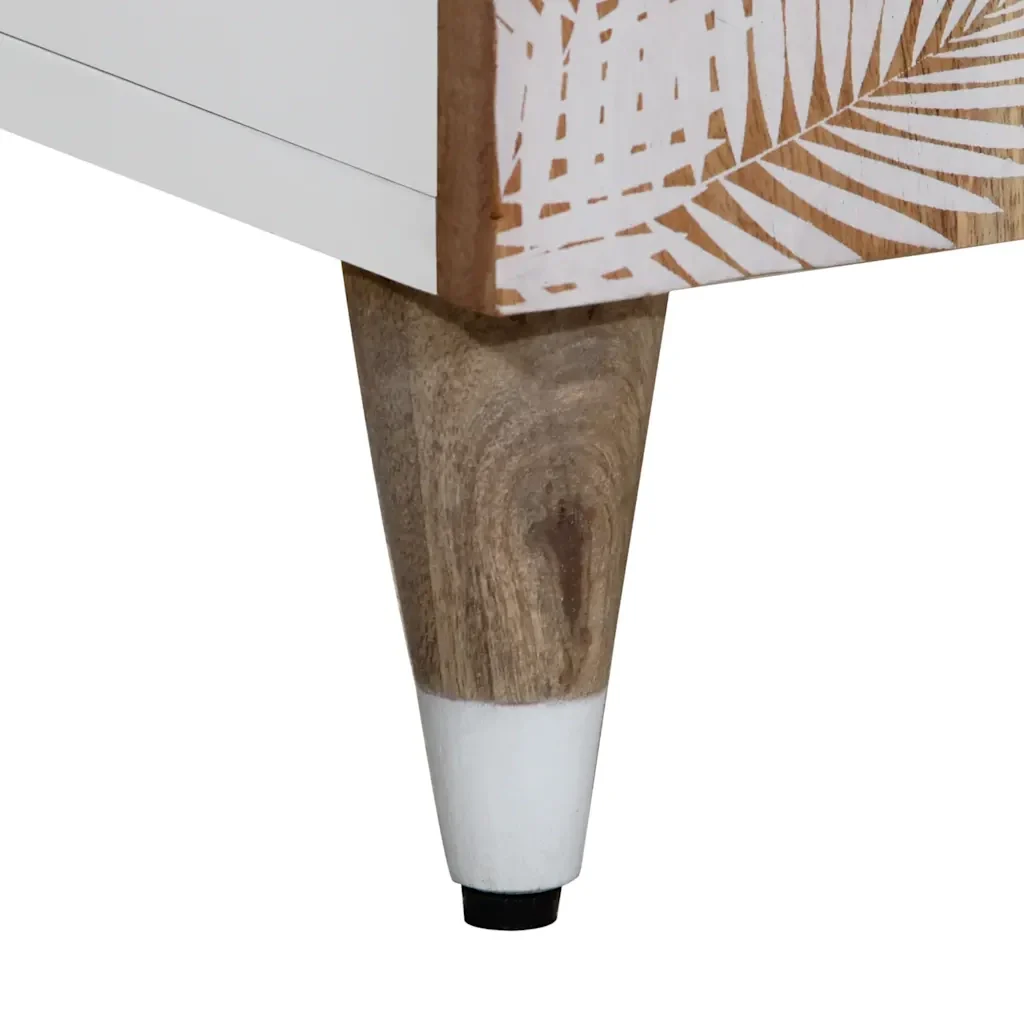 Mobile da Bagno 38x33,5x160 cm in Legno Massello di Mango 4018686 - Image 8