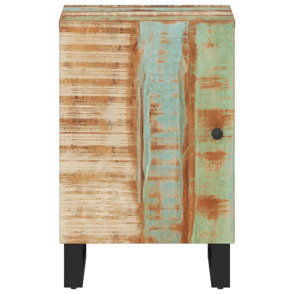 Mobile da Bagno 38x33x58cm Legno Massello di Recupero 351996 - Image 4