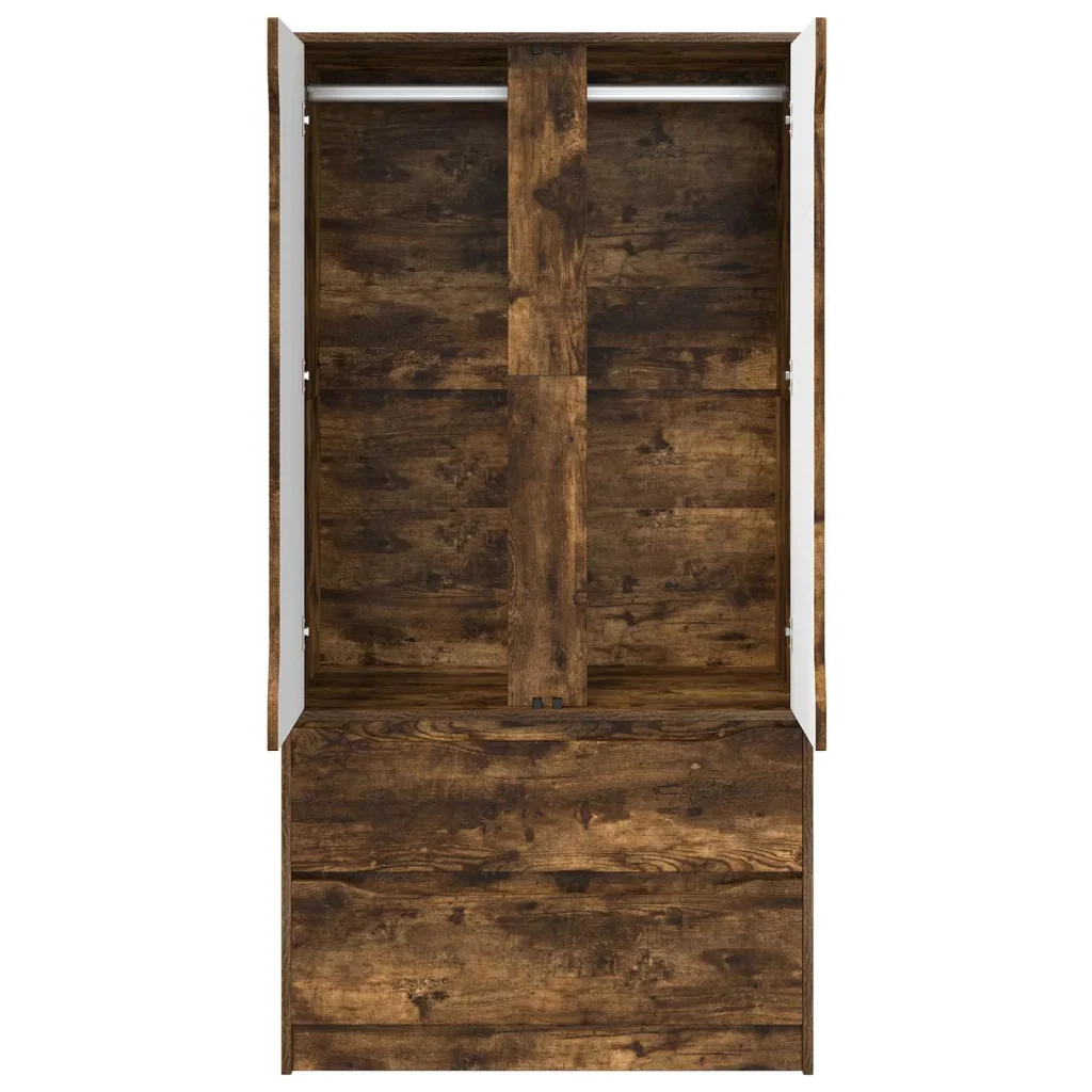 Guardaroba con cassetto Quercia Affumicata 79,5 x 49 x 156 cm 3406250 - Image 6