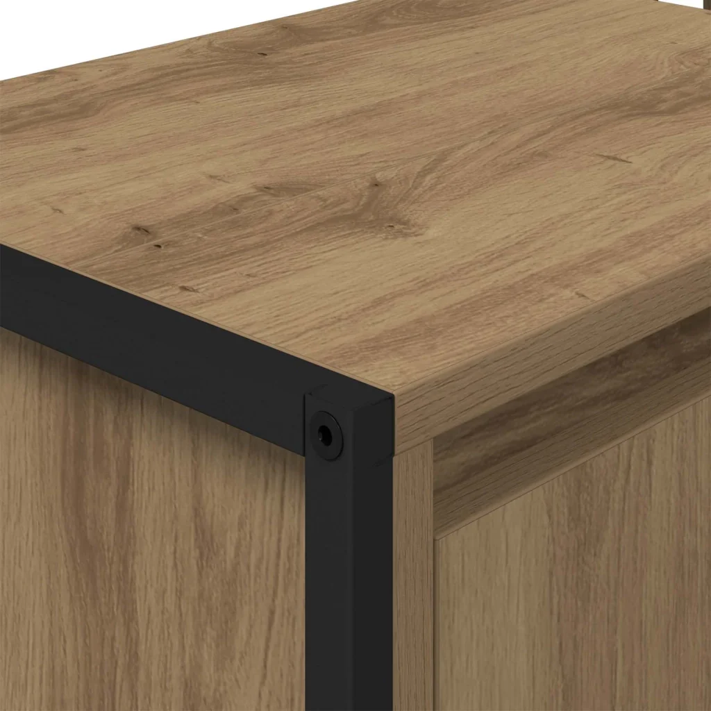 Mobile da Bagno con porta Rovere Artigianale 90 x 30 x 60 cm - Image 10