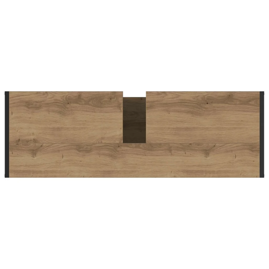 Mobile da Bagno con porta Rovere Artigianale 90 x 30 x 60 cm - Image 9