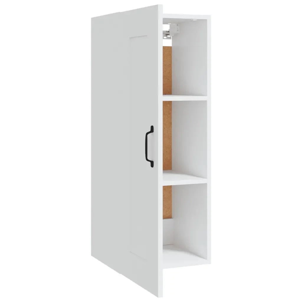 Armadietto a Muro Bianco 35x34x90 cm in Legno Multistrato 812474 - Image 7