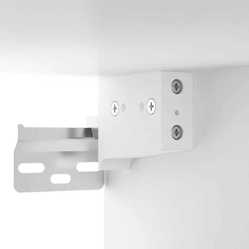 Armadietto a Muro Bianco 35x34x90 cm in Legno Multistrato 812474 - Image 9