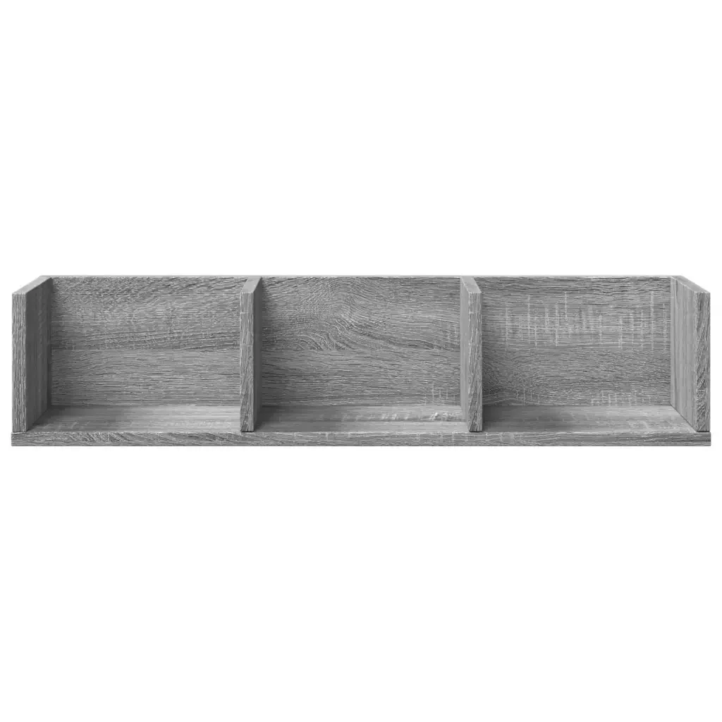 Mobile Pensile Grigio Sonoma 75x18x16,5 cm in Legno Multistrato 840439 - Image 5